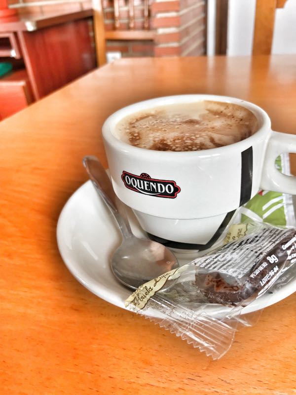 Coffee in Calzadilla de la Cueza walking from Carrión de los Condes to Calzadilla de la Cueza on eatlivetravelwrite.com