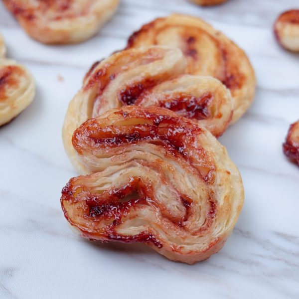 Baked palmiers on eatlivetravelwrite.com