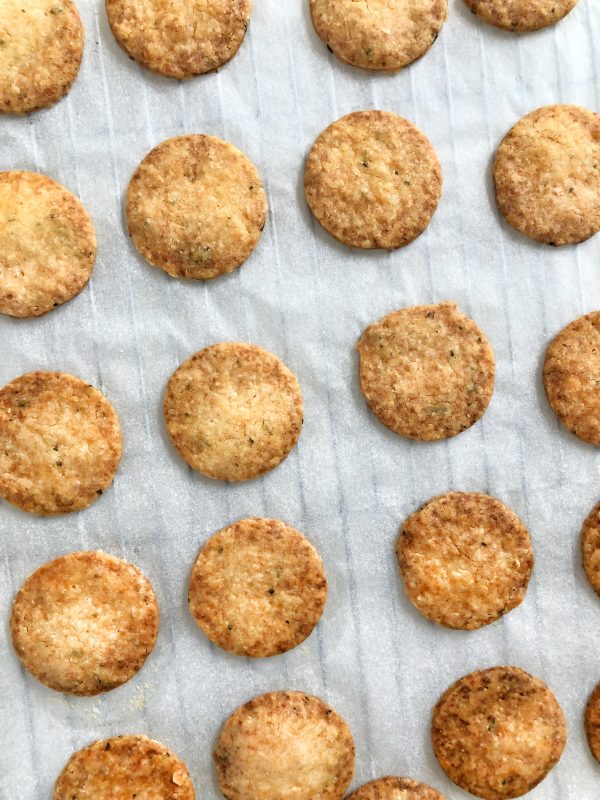 Tuesdays with Dorie Dorie Greenspan Rosemary Parmesan Cookies on eatlivetravelwrite.com