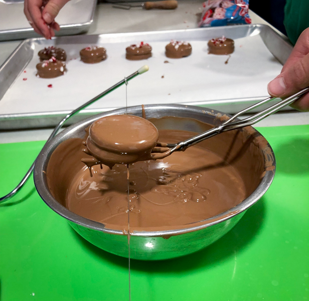 Dipping Oreos and chocolates for the holidays with Kerry Beal on eatlivetravelwrite.com