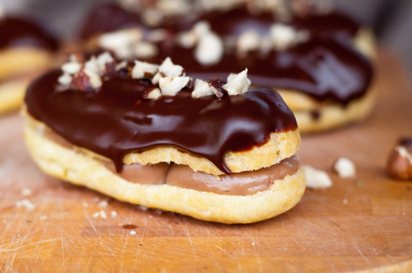 Nutella éclairs