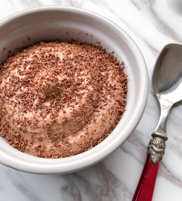 Dorie Greenspan rich chocolate mousse from Baking Chez Moi on eatlivetravelwrite.com