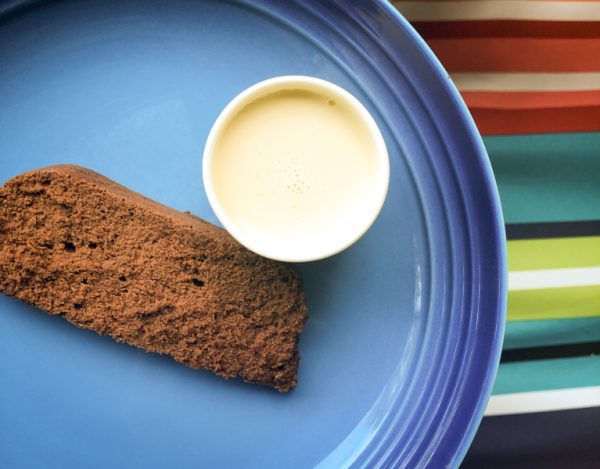 Cook the Book Fridays Chocolate terrine with fresh ginger crème anglaise from My Paris Kitchen