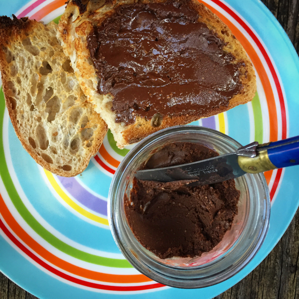 Chocolate hazelnut spread recipe on eatlivetravelwrite.com