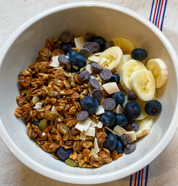 Not-so-sweet granola from Everyday Dorie on eatlivetravelwrite.com