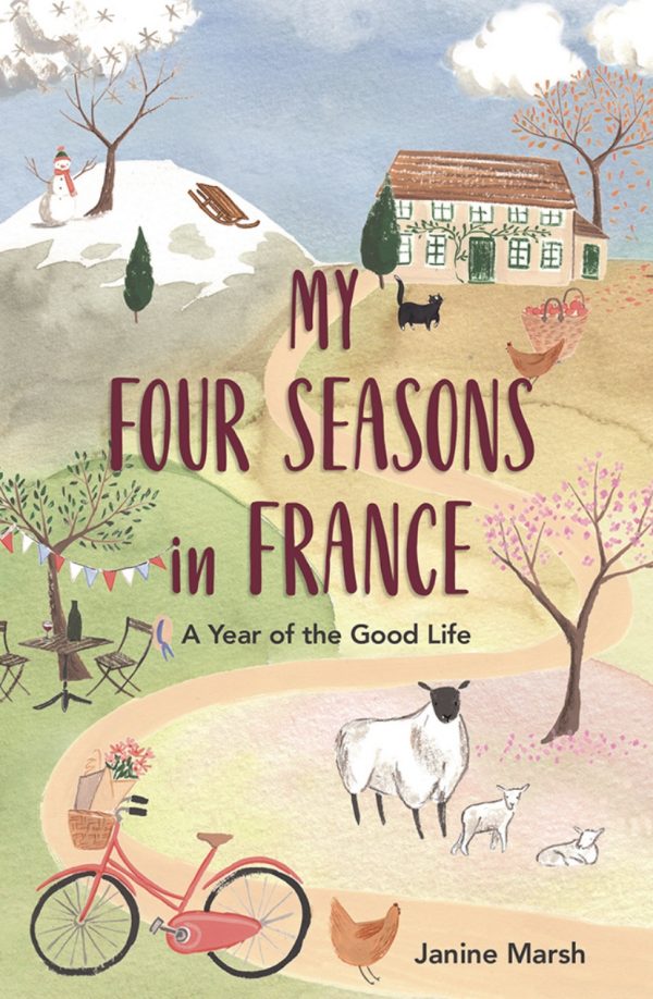 My Four Seasons in France by Janine Marsh book cover