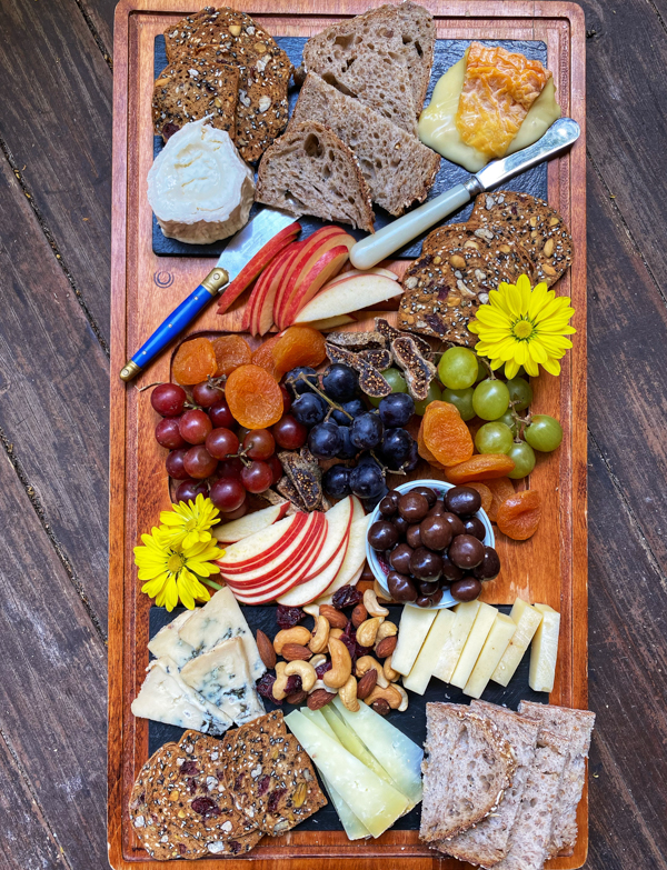 Bountiful cheese board