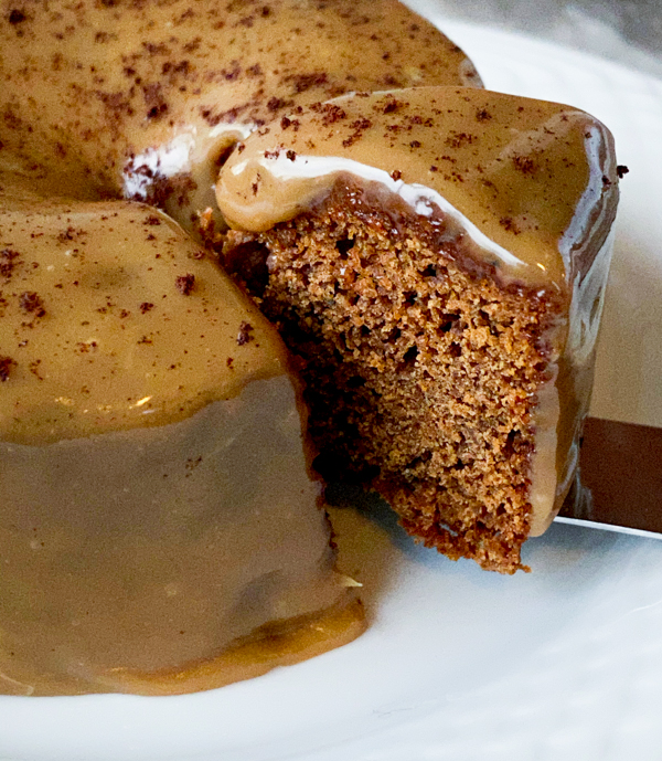 A slice of Molasses Coffee Cake from Everyday Dorie