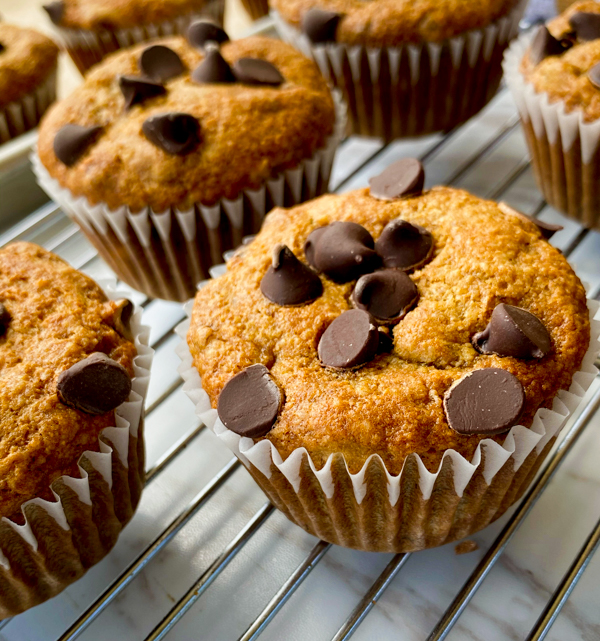 Almond and oat flour banana chocolate chip muffins eat. live. travel. write.