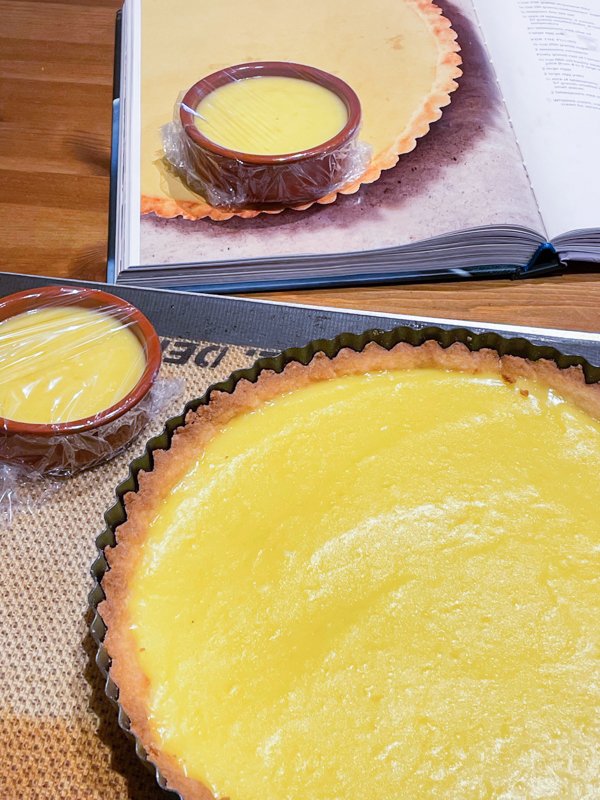 Various versions of Dorie Greenspan French Riviera Lemon Tart.
