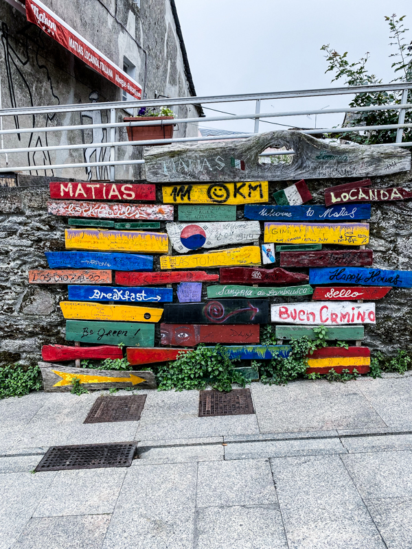 Starting the final stage of the Camino de Santiago in Sarria.