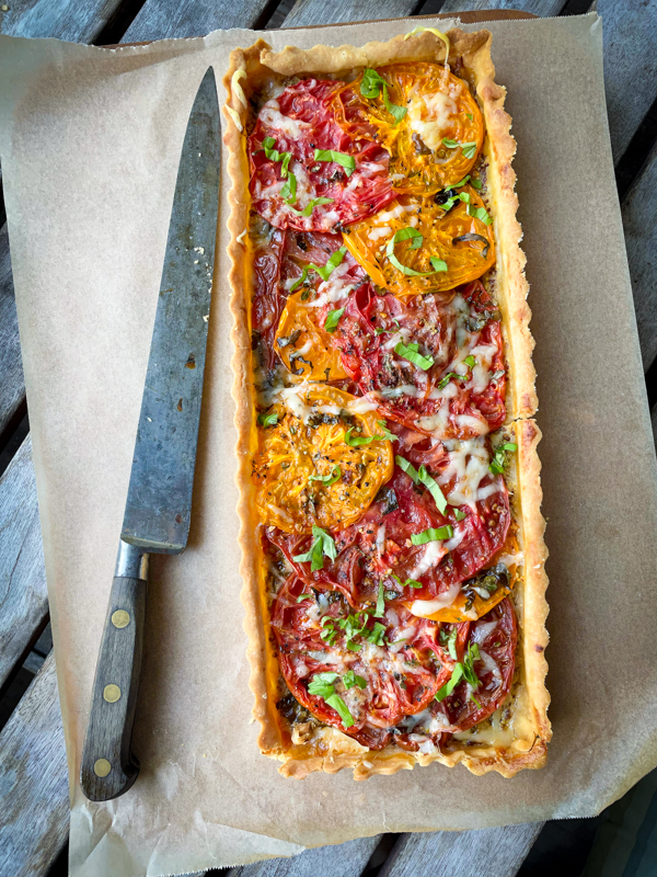 Tomato tart from Baking with Dorie