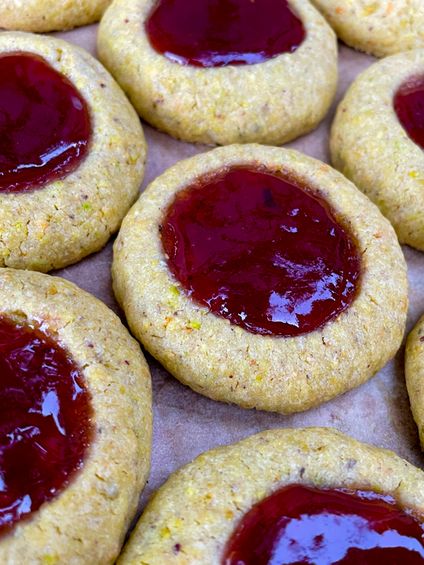 Pistachio Thumbprint Cookies eat. live. travel. write.