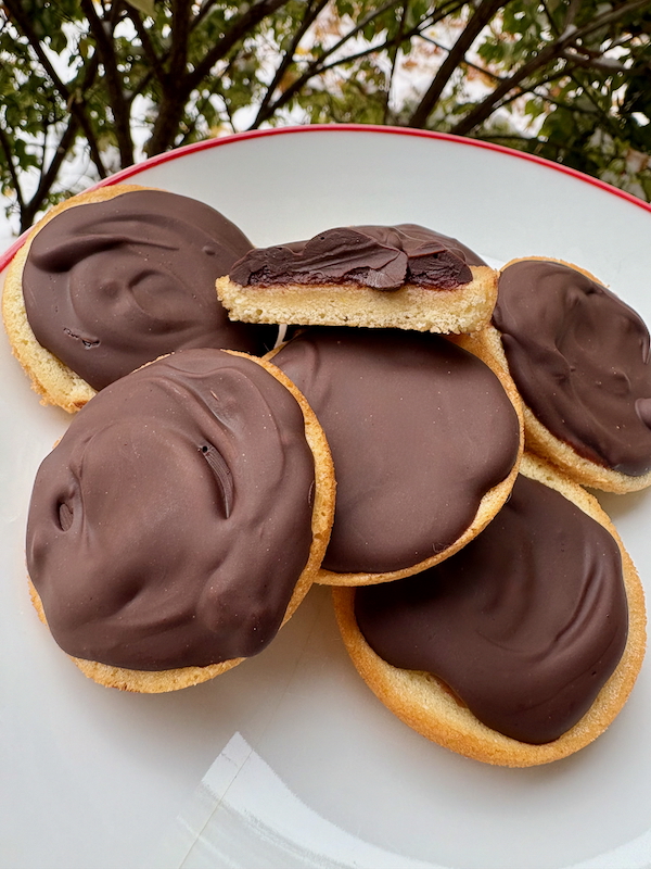 Chocolate Orange Cranberry Tea Cakes