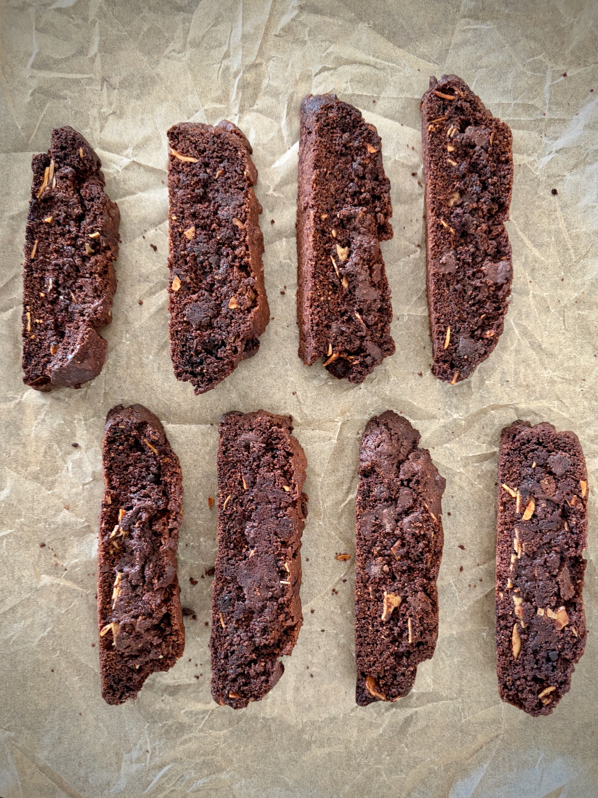 Cocoa Cornmeal Biscotti by Dorie Greenspan.